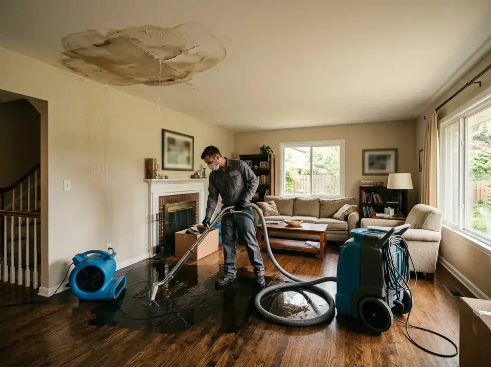 attic-pipe-burst-ceiling-drip-008 — frequently asked questions, Water Damage Restoration & Carpet Care in Spout Springs, NC